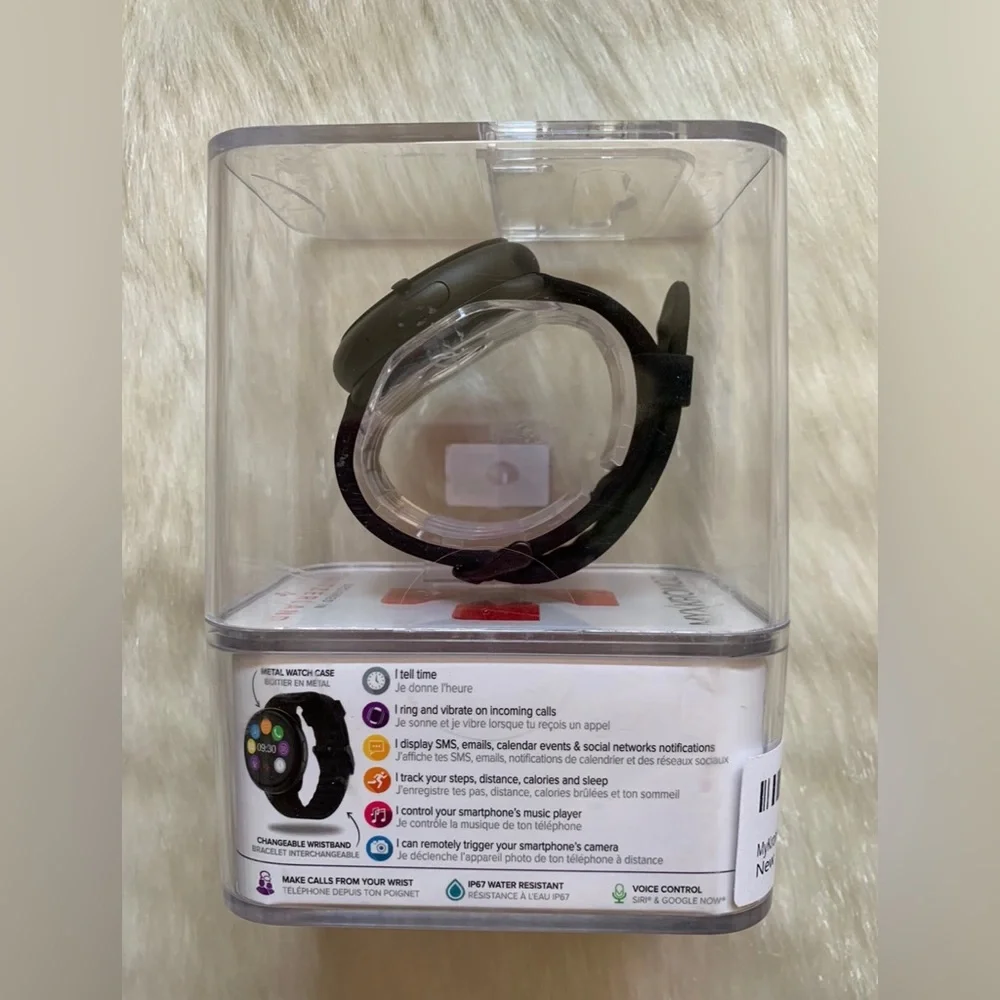 MyKronoz ZeRound2 Certified Refurbished Black Bluetooth Touchscreen Smart Watch